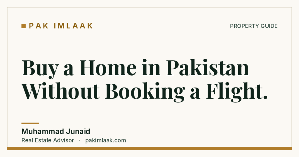 buy property in Pakistan from abroad